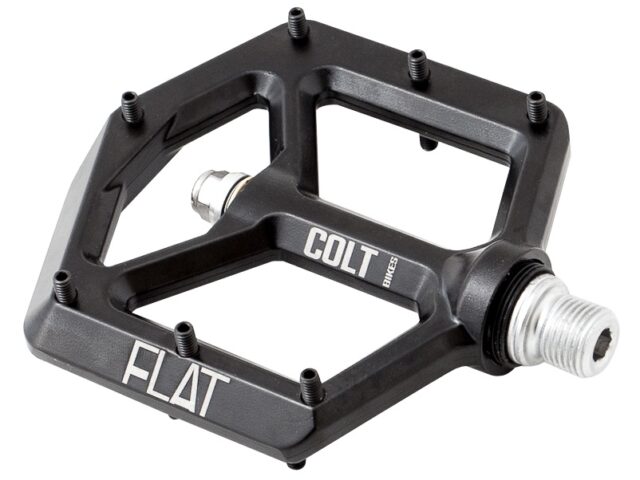 Педали ColtBikes Flat черные со сменными шипами