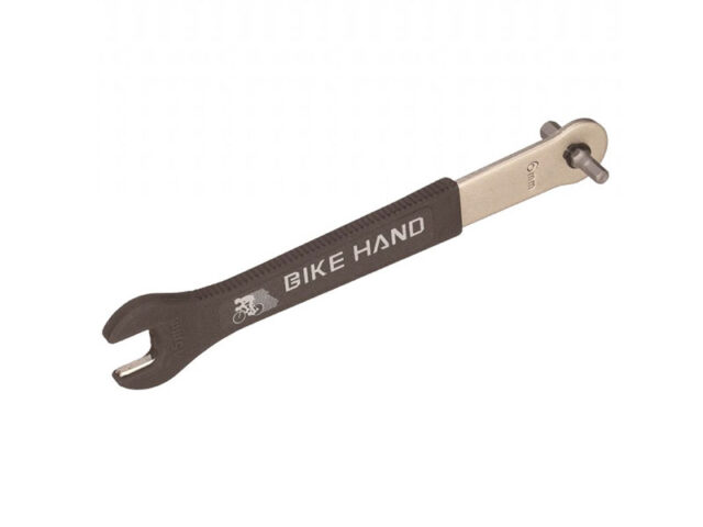 Ключ педальный Bike Hand YC-160 15мм + шестигран 6/8мм