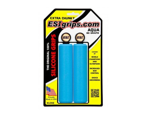 Грипсы ESI Extra Chunky Silicon 34мм голубые aqua