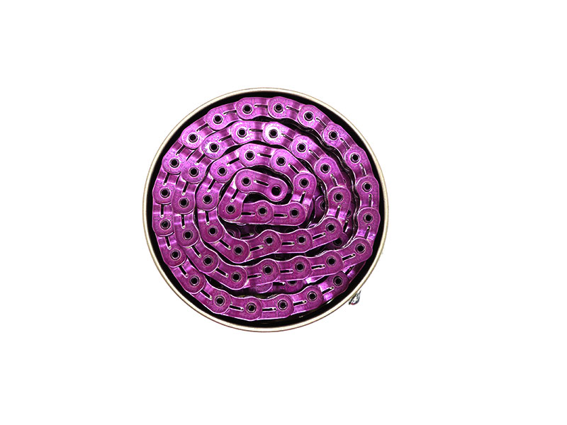 Цепь BMX YBN MK-926 Halflink 1ск 1/2x1/8" фиолетовая