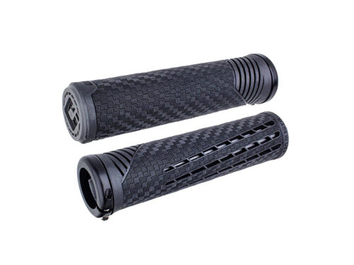 Грипсы Odi CF Carbon Lock On V2.1 черно-серые