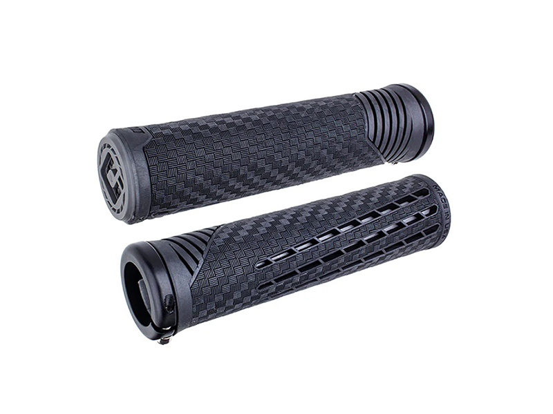 Грипсы Odi CF Carbon Lock On V2.1 черно-серые