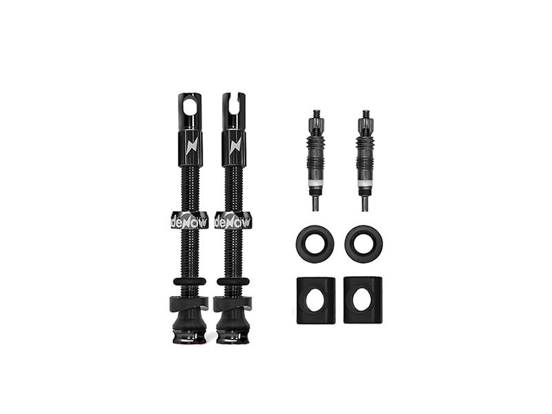 Ниппели бескамерные RideNow Plus Kit 45мм черные