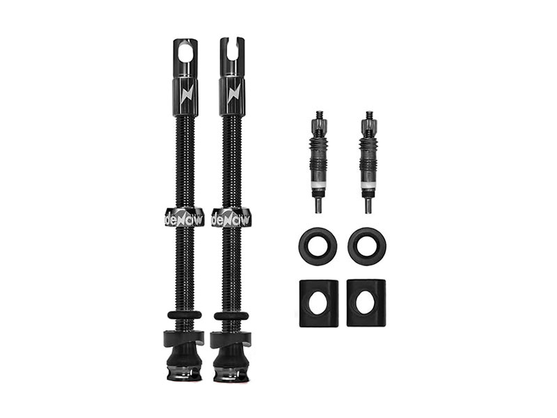 Ниппели бескамерные RideNow Plus Kit 85мм черные